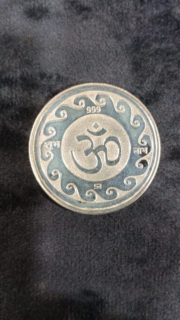 Om Silver Coin